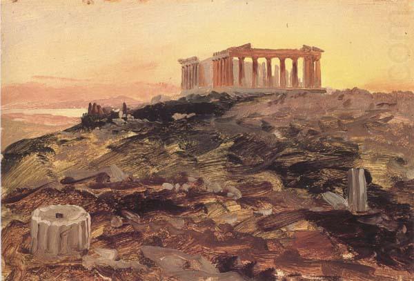 Frederic E.Church The Parthenon from the Southeast china oil painting image